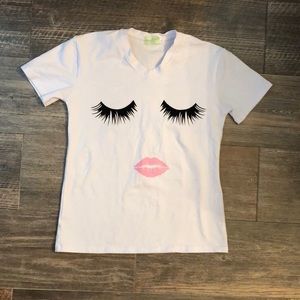 Lips stretch top